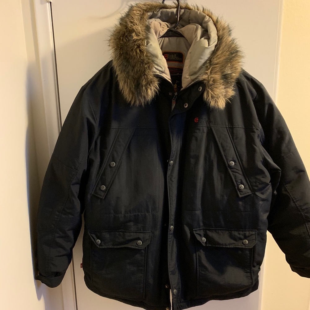 Men’s Ecko Function thermal parka Black size 3XL